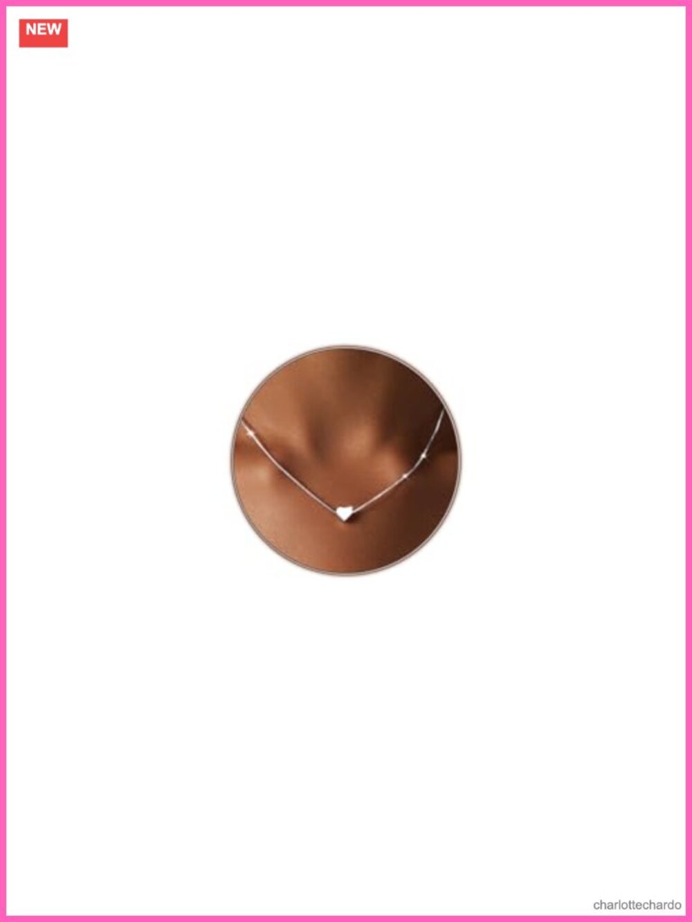 Heart Necklace for Women Silver Plated Heart Choker Lover Pendant Hypoallergenic